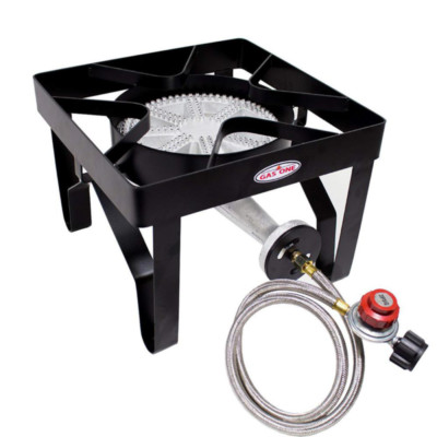 High Pressure Propane Burner 16 In. Outdoor Cooker Turkey Fryer 200,000 Btu