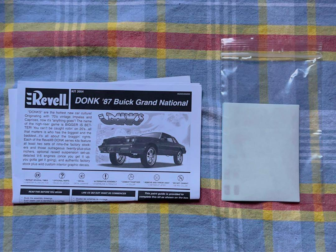 American Vintage Car 1987 BUICK GRAND NATIONAL GNX DONKS Model Kit