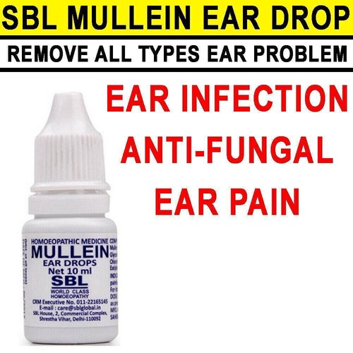 SBL MULLEIN Best Ear Drop Remove Infection Pain Relief Dirt Fungal