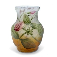 DAUM NANCY VASE WICKEN UM 1905