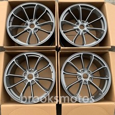 20" GRAY GT4 STYLE FORGED WHEELS RIM FIT 2016+ PORSCHE 718 CAYMAN 982 20X8.5/11