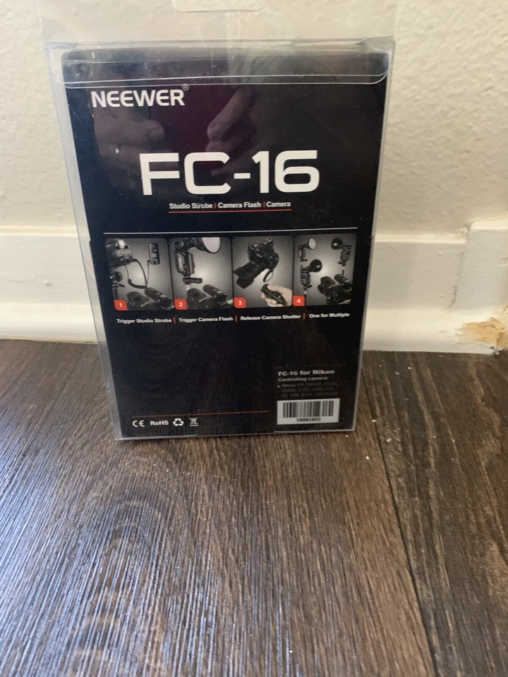 Neewer FC-16 For Nikon 100m 1/250s 2.4GHZ Camera Flash Channel Remote Flash NEW - Image 2 of 4