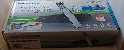 Pandigital Handheld Wi-Fi Wand Scanner with Feeder Dock S8X1103 Purple