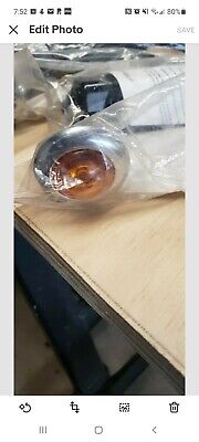 Maxxima M09370YCL Amber 1 Round LED Auxiliary Micro-Strobe Light with Clear Lens 