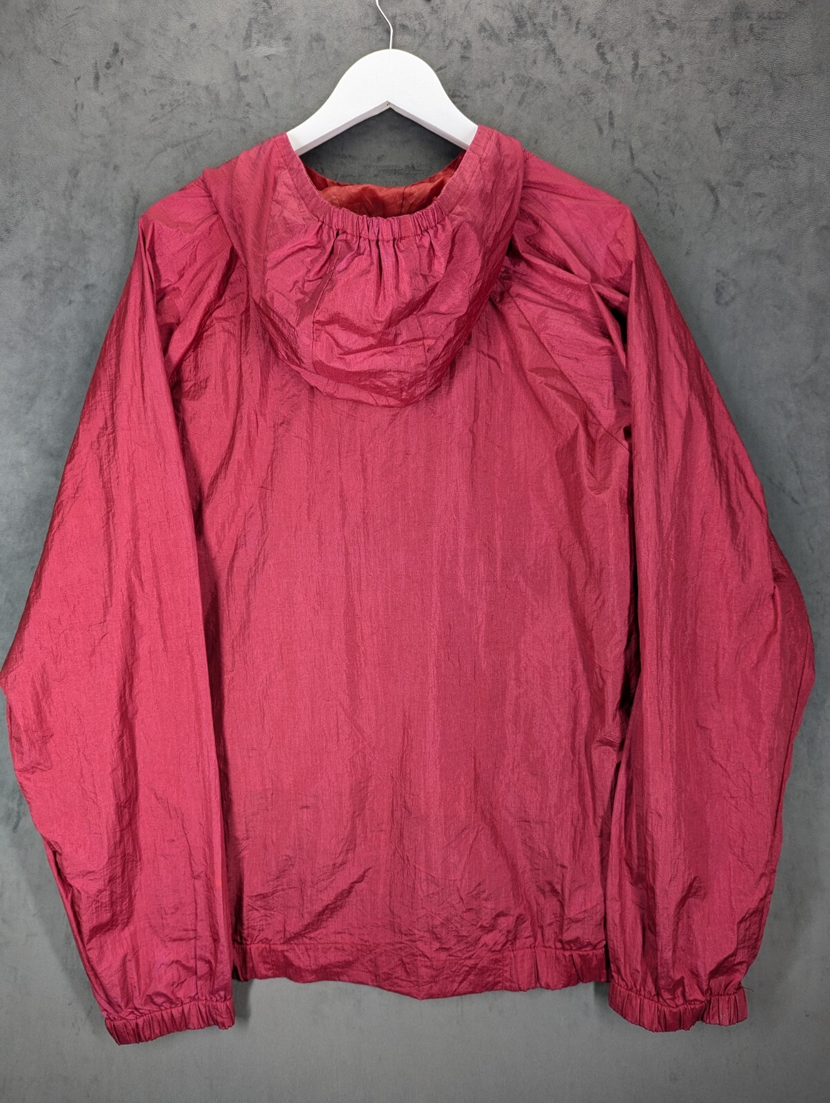 Nascar Sterling Marlin Chase Authentics Windbreaker Size Large Nylon Poncho Hood image 9