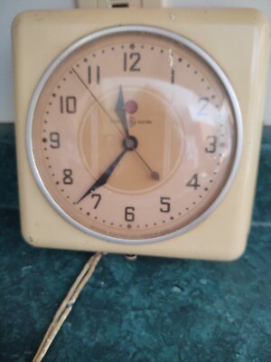 Vintage General Electric Wall Clock 1940, 2H08 | eBay