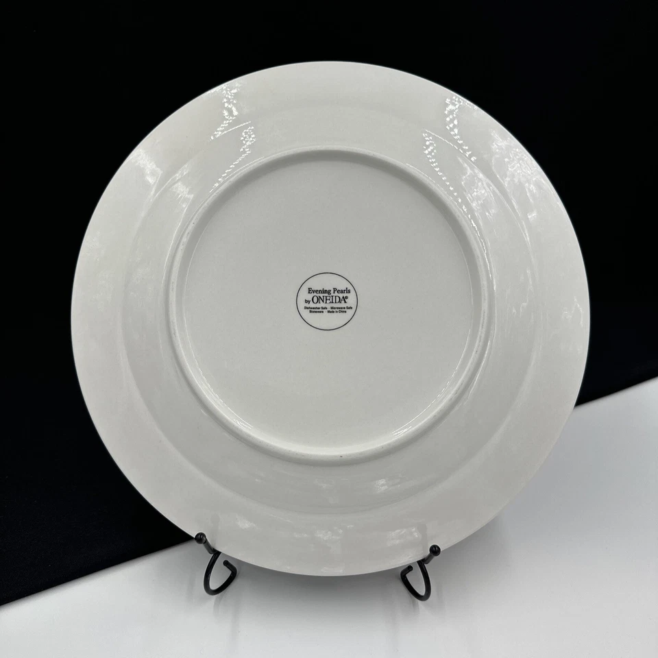 "Plato para picar/plato para servir Oneida Casual Settings Evening Perls (1) 12 1/4""" Foto 4 de 4