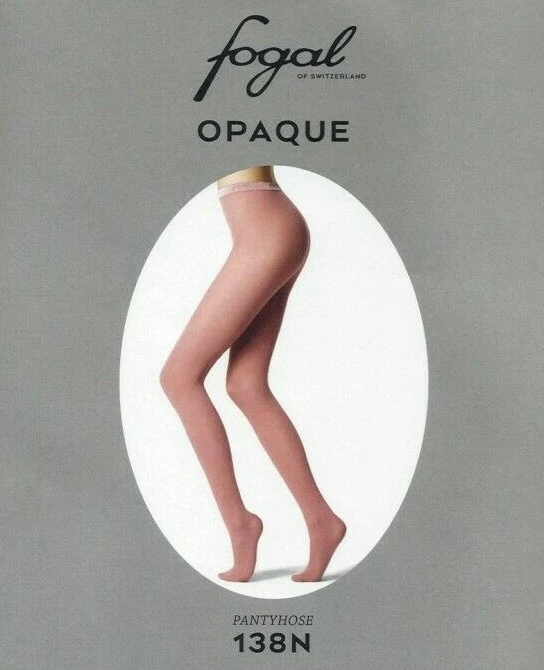 Collant FOGAL VISION 133 Noir/Blanc Rayé - Taille L - Jambe Stylée Et Confortable