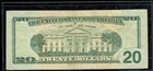 20 Dollar Bill 2009 STARNOTE JF08213772* STAR NOTE US PAPER CURRENCY MONEY #1051 — photo 2