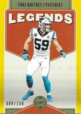 2022 Panini Legacy Luke Kuechly 89/150 Legends Yellow Parallel #126