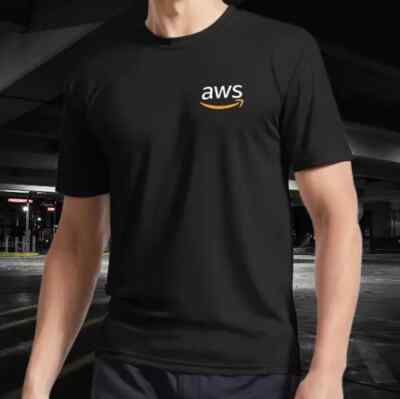 NEW SHIRT AWS ORIGINAL'S FOR DEVELOPERS RACING LOGO T-SHIRT FUNNY SIZE S-5XL