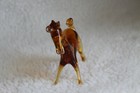 Golden Amber Honey Horse Pony Donkey Viking Art Glass Figurine Hand Blown — photo 6