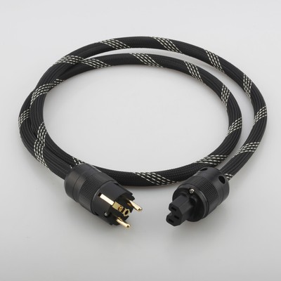 HIFI Powercord High-End Netzkabel C13 Schukostecker Audio-Stromkabel