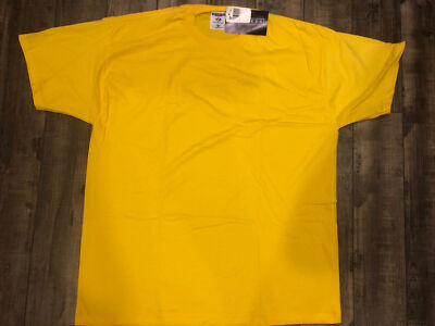 Vintage 1998 Jerzees Yellow T-Shirt XL Blank NEW W/ TAGS USA NICE