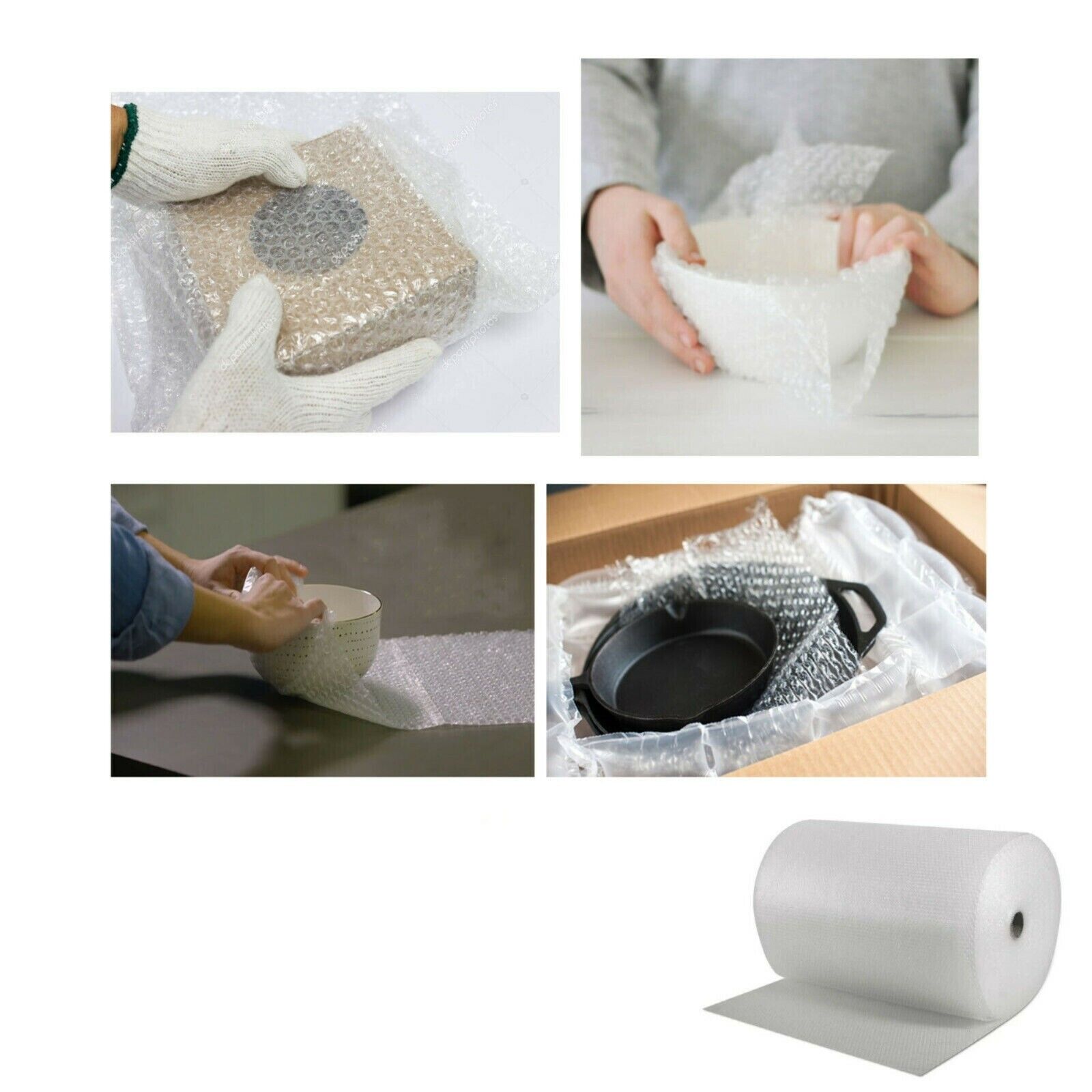 SMALL LARGE BUBBLE WRAP PACKING MOVING STORAGE ROLLS - 10M 50M 100M x ALL  WIDTHS