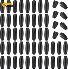 50 Sets Breakaway Clasps for Necklaces - Safety Plastic Bead Barrel Connector