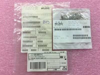 (50 PIECE LOT) 2113-4-00-01-00-00-07-0, MILL-MAX, TERM TURRET SINGLE L=2.39MM