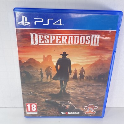 DESPERADOS iii 3 PS4 - PAL English Sony PlayStation 4 DESPERATOS import