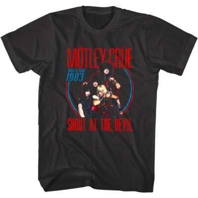 MOTLEY CRUE Shout At The Devil tour Tシャツ