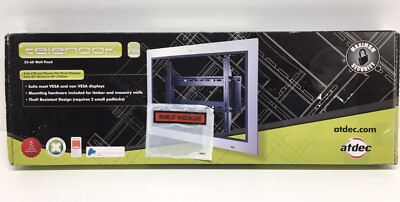 Telehook Atdec TH-32-60-UFB Wall Mount for Flat Panel Display- 32'' to 60'' Screen