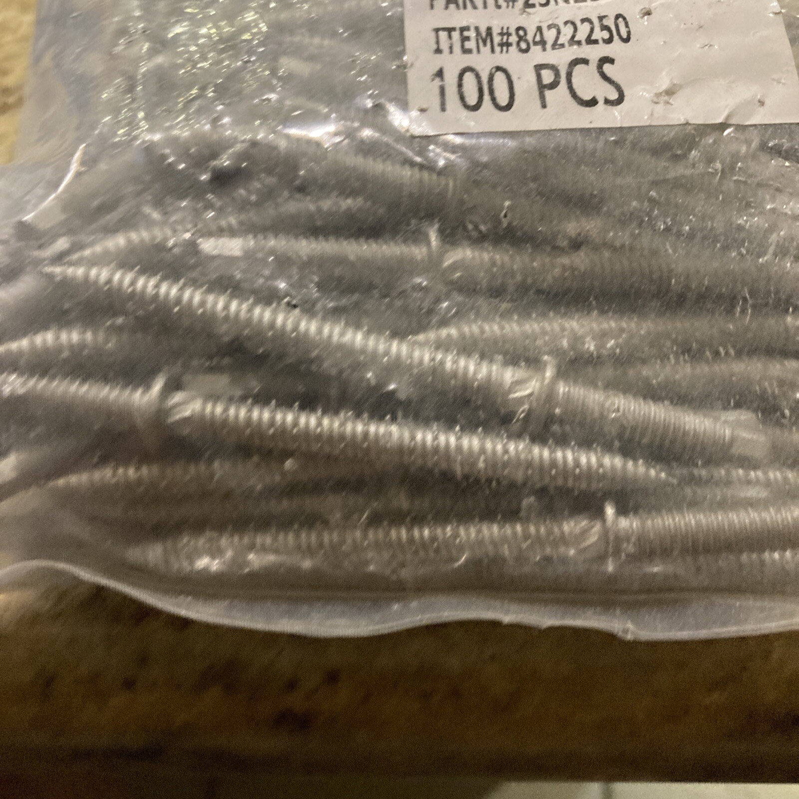 Hurricane panel Screw 1/4 X 21/2 (100 Peices) Hurricane Panel Anchors