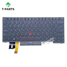 New for Lenovo Thinkpad T14 Gen 2 P14S Gen 2 US Keyboard W/ Backlight Gray