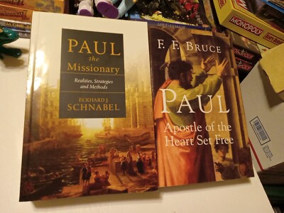 2x PB SC BOOKS Paul the Missionary Eckhard SCHNABEL Apostle Set Free F.F. Bruce