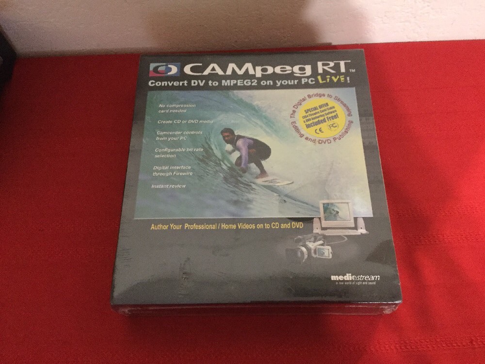 CAMPpeg RT – Convertisseur DV Vers MPEG2 Sur PC – Neuf
