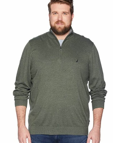 Zip Mock Neck Sweater 