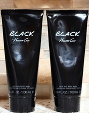 Black By Kenneth Cole for MEN Hair and Body Wash 3.4oz EACH SET OF 2 SEALED TUBE