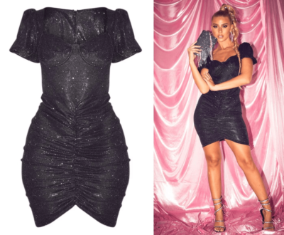 Prettylittlething Black NWT Glitter Ruched Puff Sleeve Cup Detail Bodycon Dress | eBay Prettylittlething Black NWT Glitter Ruched Puff Sleeve Cup Detail Bodycon Dress | eBay