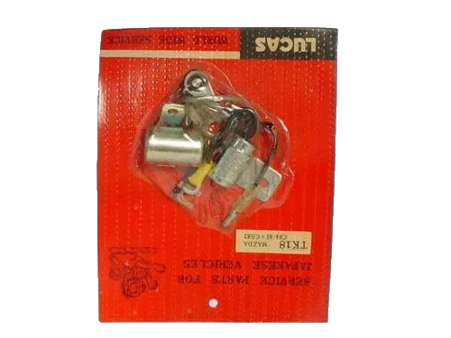 Kit de ajuste de ignição compatível com Mazda RX3 e RX2 pontos e condensador Lucas TK18 - Imagem 2 de 3