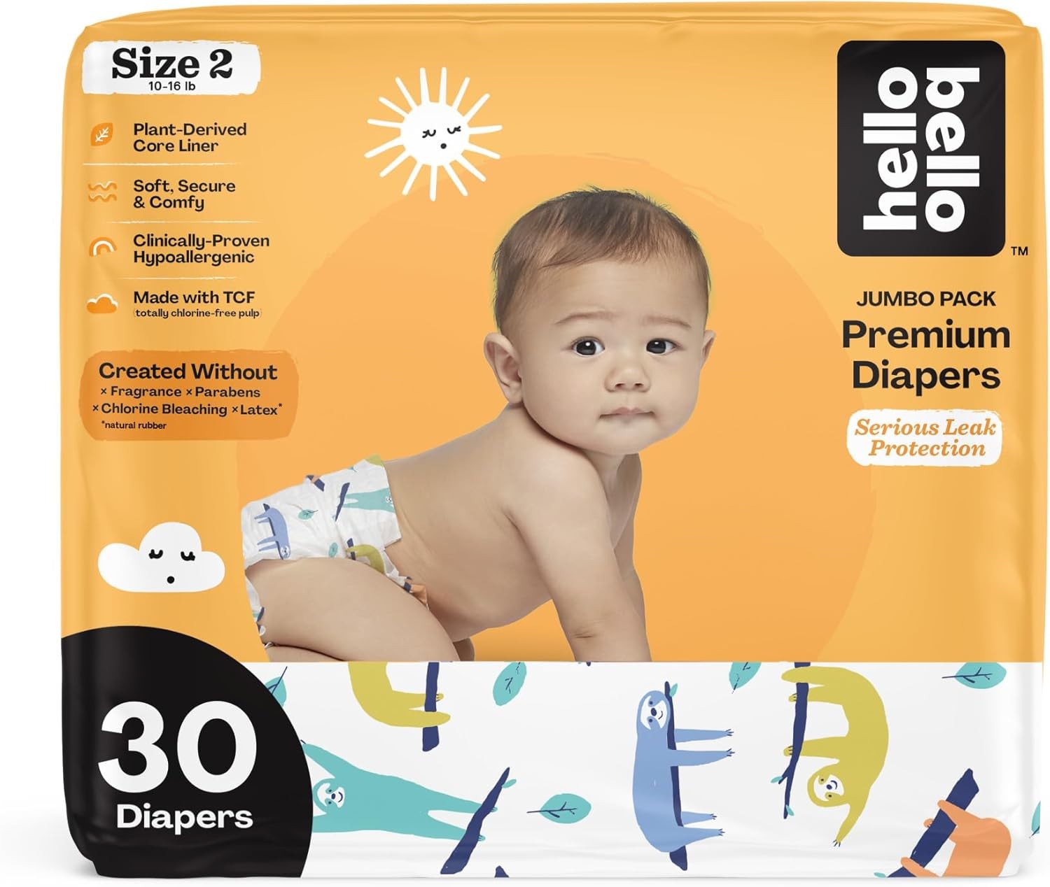 S Size 2, 30 Count Of Disposable, Extra-absorbent