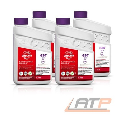 4x 1 L GLYSANTIN  G30  ECO BMB KÜHLERSCHUTZ SCHUTZMITTEL KÜHLER PINK