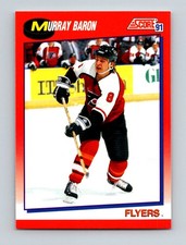 1991-92 Score Canadian Bilingual Murray Baron Philadelphia Flyers #183