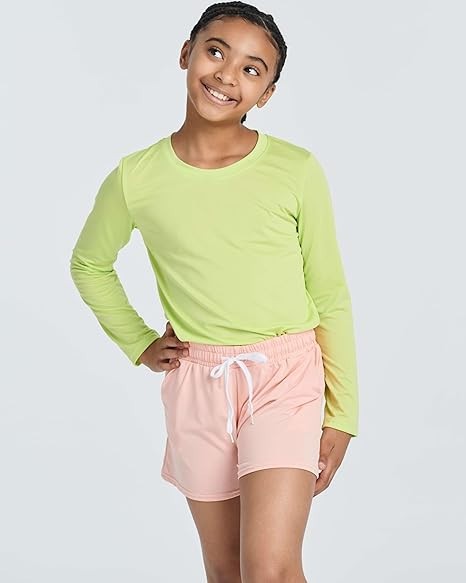 Real Essentials Girls XL Dry Fit Crew Neck Long Sleeve T-Shirt 4 Pack thumbnail 6