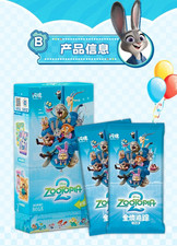 Caja de Tarjetas Colección SHININGSOUL Disney Zootopia Anime Serie 2 Versión Litera Nueva
