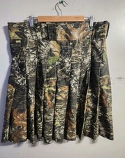 Tactical Utility Kilt Mossy Oak Real Tree Camo Mens Size 40 Festival Party
