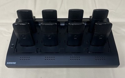 SHURE MXWNCS8 8-Port Network Station + 8x MXW6/C Z10 Wireless Transmitters