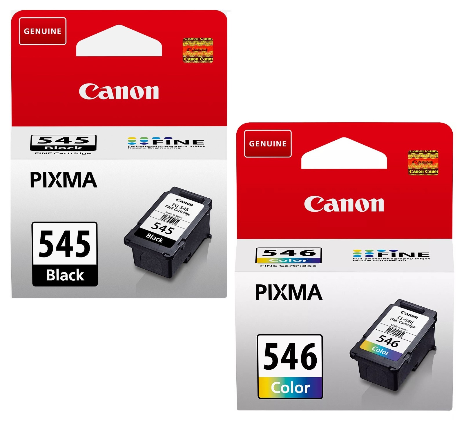Original Canon PG-545 Black CL-546 Colour Ink Cartridge For PIXMA MX495 Printer - Image 58
