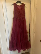 red size 4 ball gown