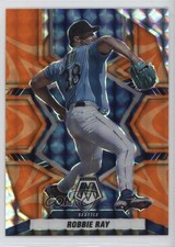 2022 Panini Mosaic Reactive Orange Mosaic Prizm Robbie Ray #153 1eh5