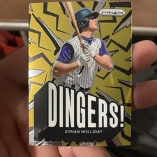 2025 Panini Prizm Dingers! Ethan Holliday #2 Colorado Rockies Rookie RC ￼