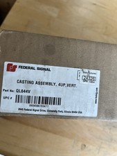 Federal Signal QL644V, 4 Position Vertical Casting Assembly, Chrome w/ gasket