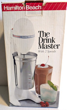 Hamilton Beach Drink Master 727W Classic Milkshake Mixer 2 Speed White - New