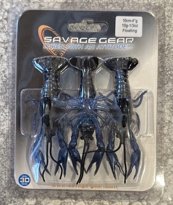 Savage Gear 3D Crayfish 4  Black N Blue
