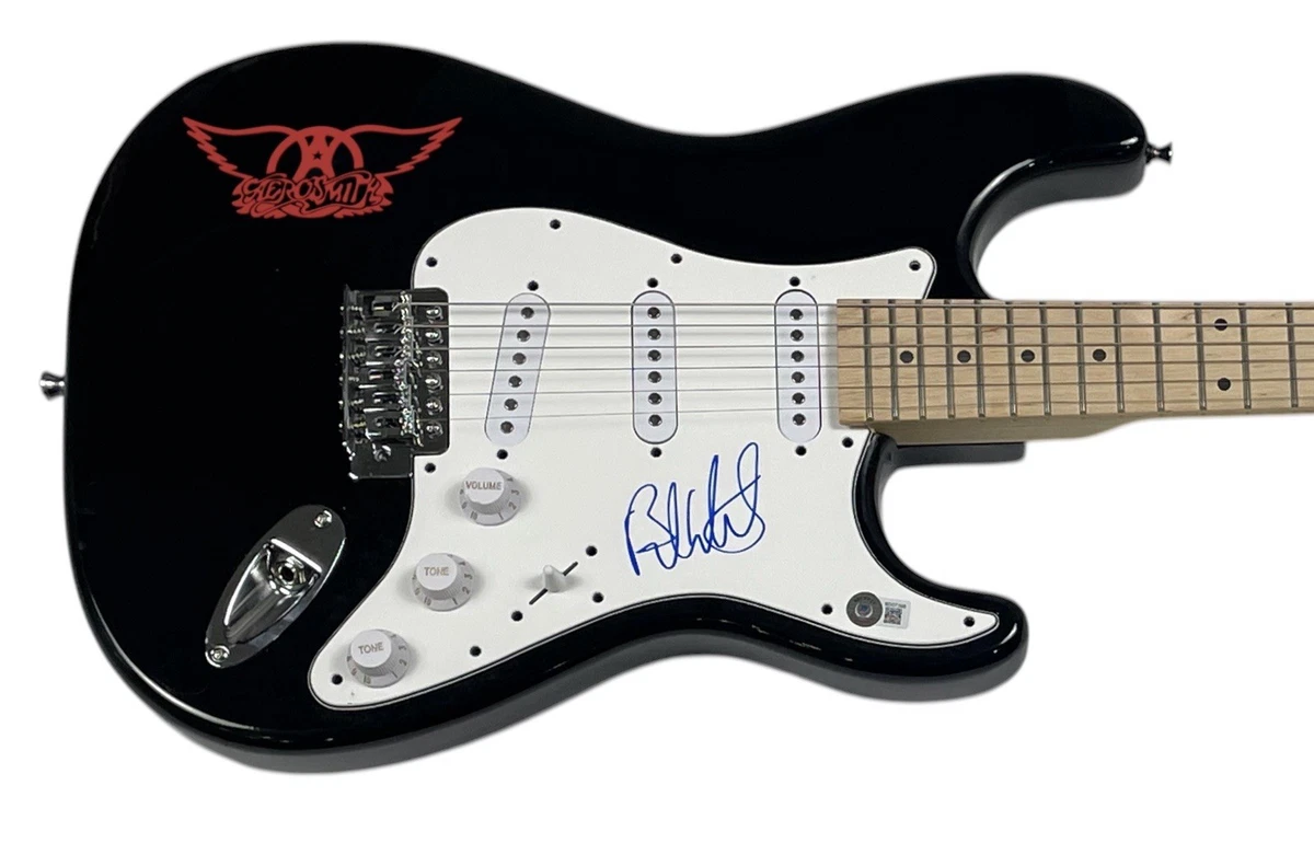 Aerosmith Signed In Original Autographed Rock & Pop Guitars