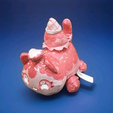 ~Aphmau MeeMeows 6” Sparkle Strawberry ICE CREAM CAT Plush Toy Stuffed Animal~