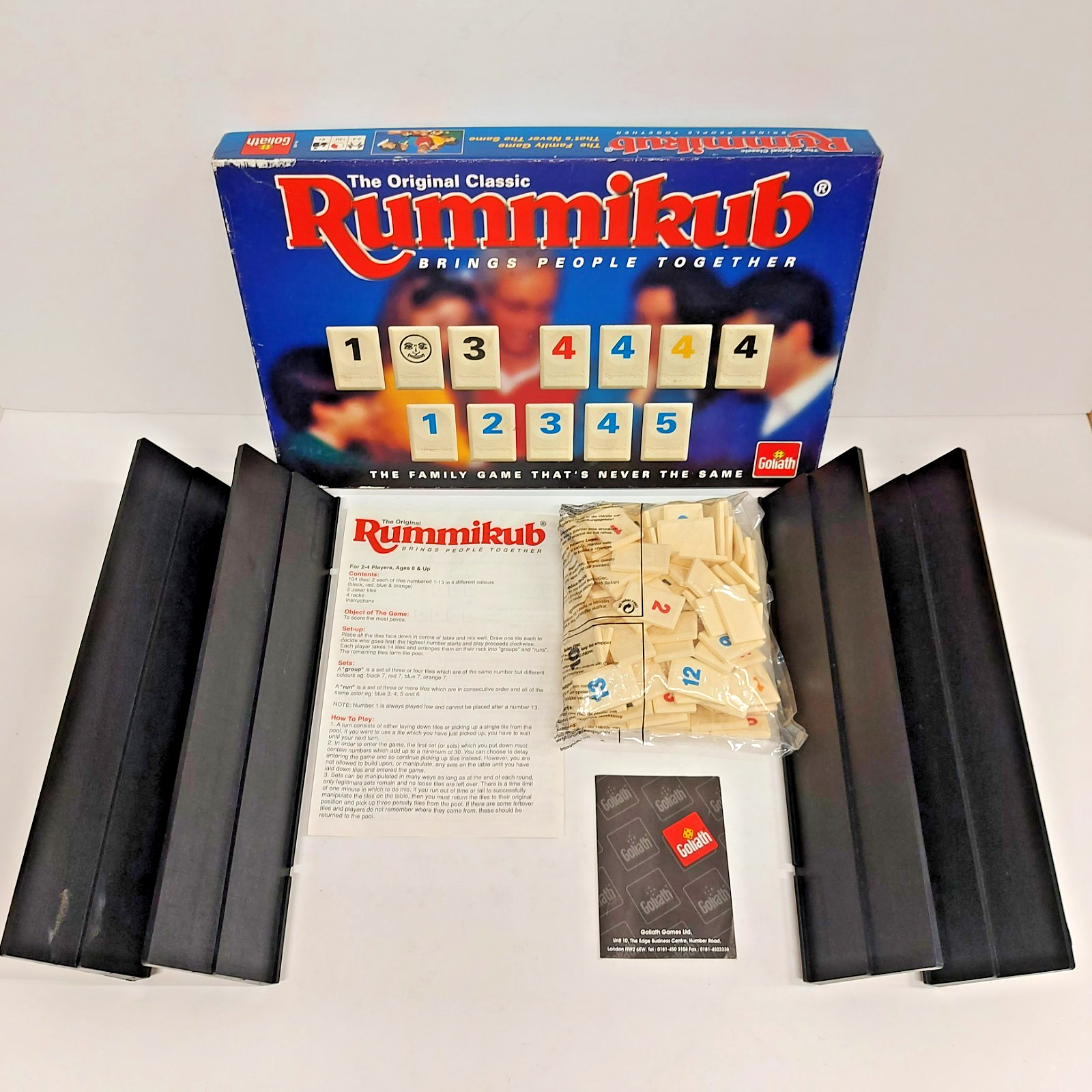 Rummikub Tile Game Goliath Games 1995 - 100% Complete Retro Family Game
