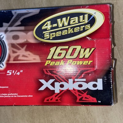 SONY Xplod XS-R1341 160 Watt Peak Power 4waySpeakers Open NOS | eBay